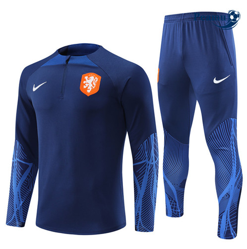 Novas Camisola Fato de Treino Holanda Azul 2022-2023 baratas