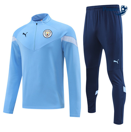 Novas Camisola Fato de Treino Manchester City Azul 2022-2023 baratas