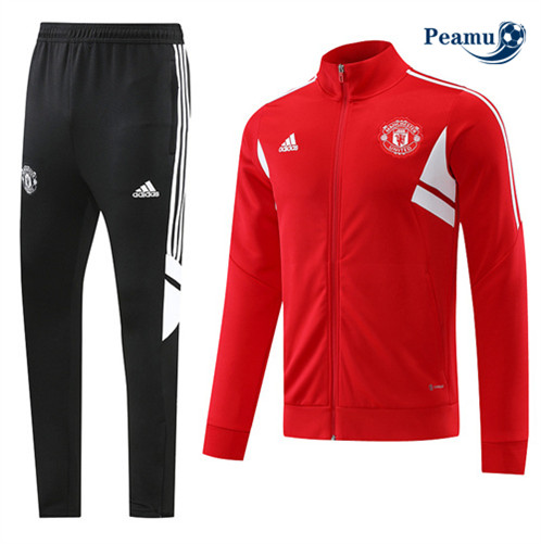 Comprar Camisola Fato de Treino Manchester United Rouge 2022-2023 personalizadas