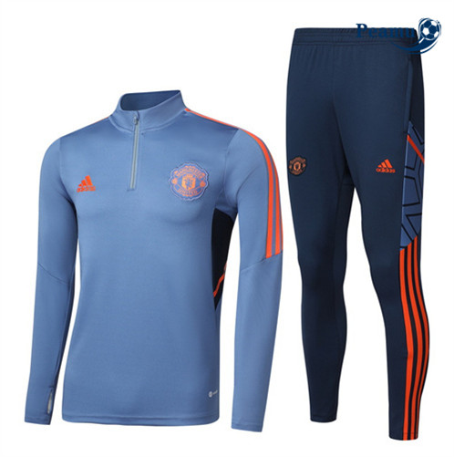 Comprar Camisola Fato de Treino Manchester United Azul 2022-2023 baratas