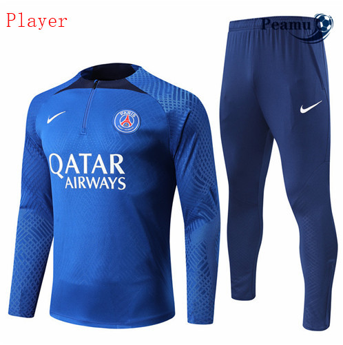 Comprar Camisola Fato de Treino Player Paris PSG Azul 2022-2023 baratas