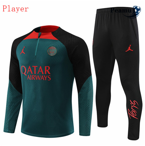 Novas Camisola Fato de Treino Player Paris PSG Verde 2022-2023 baratas