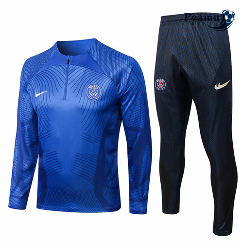 Novas Camisola Fato de Treino Paris PSG Azul 2022-2023 online