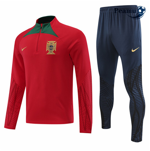 Novas Camisola Fato de Treino Portugal Rouge 2022-2023 online
