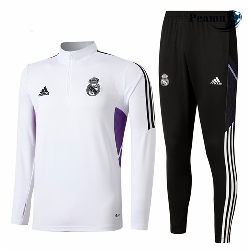 Novas Camisola Fato de Treino Real Madrid Branco 2022-2023 personalizadas