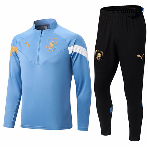 Novas Camisola Fato de Treino Uruguay Azul 2022-2023 baratas