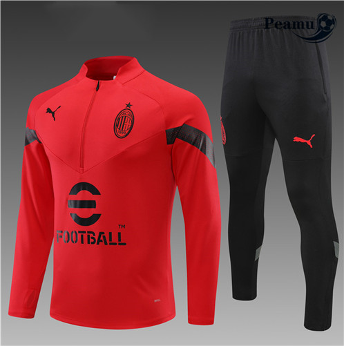 Comprar Camisola Fato de Treino AC Milan Criancas Rouge 2022-2023 online