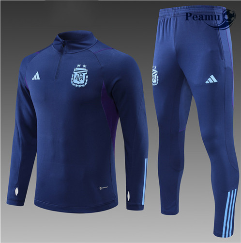 Comprar Camisola Fato de Treino Argentina Criancas Azul 2022-2023 personalizadas