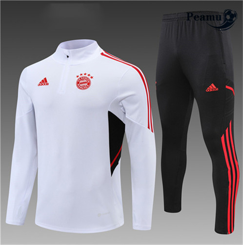 Comprar Camisola Fato de Treino Bayern de Munique Criancas Branco 2022-2023 online