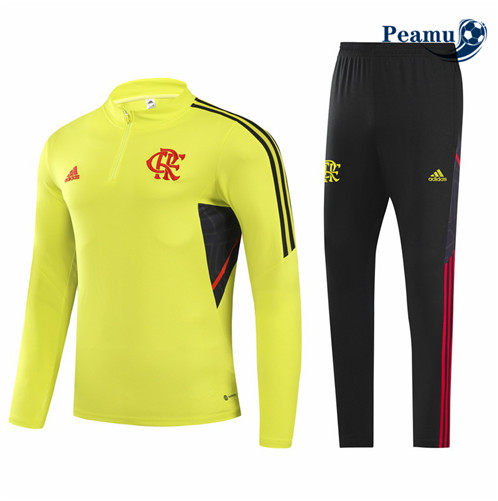 Comprar Camisola Fato de Treino Flamengo Criancas Amarelo 2022-2023 baratas