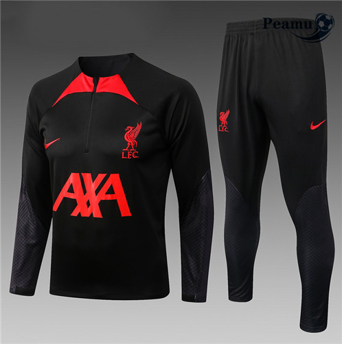 Novas Camisola Fato de Treino Liverpool Criancas Noir 2022-2023 online