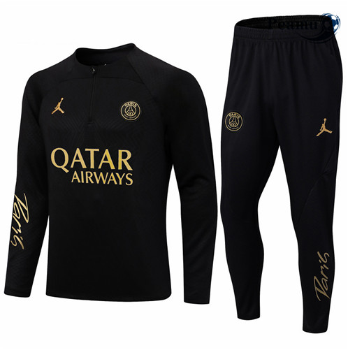 Comprar Camisola Fato de Treino Paris PSG Criancas Noir 2022-2023 personalizadas