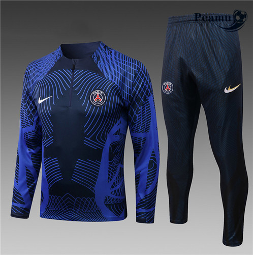 Comprar Camisola Fato de Treino Paris PSG Criancas Azul 2022-2023 preços baratas