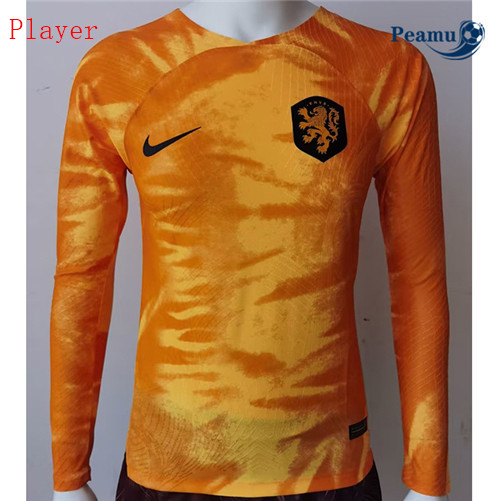 Comprar Camisola Futebol Holanda Player Version Principal Equipamento Manga comprida 2022-2023 online