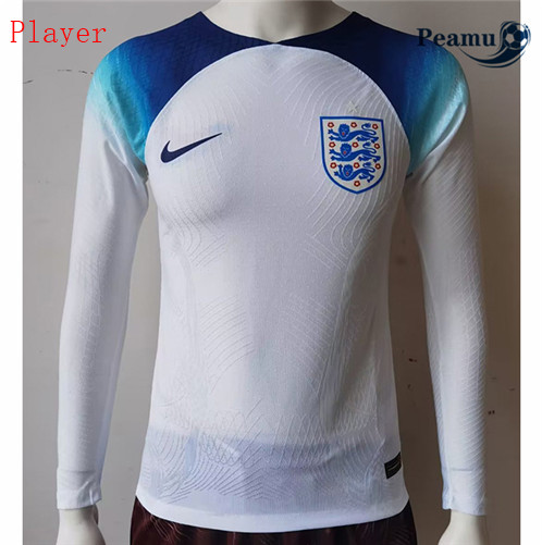 Comprar Camisola Futebol Inglaterra Player Version Principal Equipamento Manga comprida 2022-2023 personalizadas