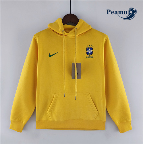 Novas Camisola Sueter de Treinamento Brasil Amarelo 2022-2023 online