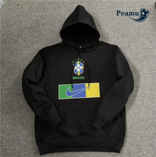 Comprar Camisola Sueter de Treinamento Brasil Noir 2022-2023 personalizadas