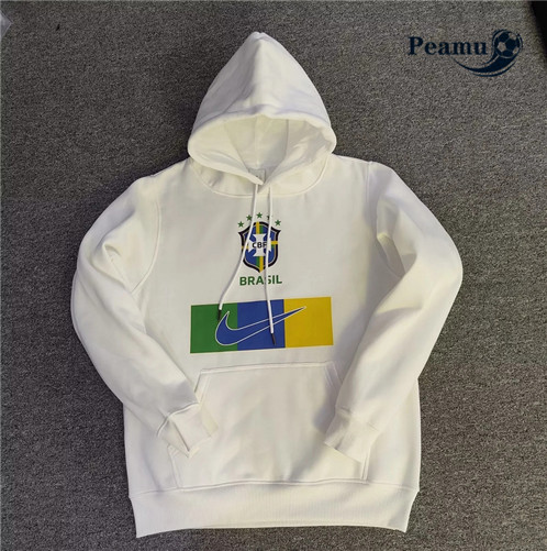 Comprar Camisola Sueter de Treinamento Brasil Branco 2022-2023 baratas