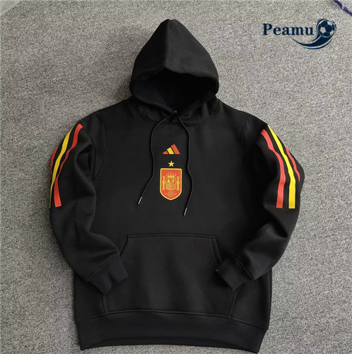 Novas Camisola Sueter de Treinamento Espanha Noir 2022-2023 personalizadas