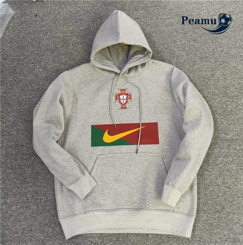 Comprar Camisola Sueter de Treinamento Portugal Cinza 2022-2023 baratas