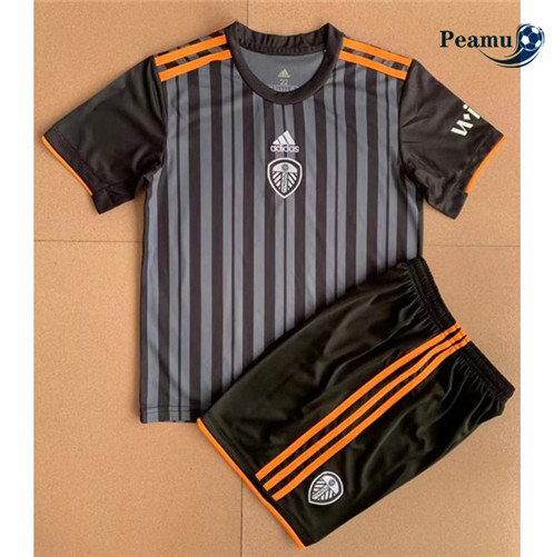 Novas Camisola Futebol Leeds United Crianças Terceiro Equipamento 2022-2023 personalizadas