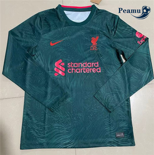 Comprar Camisola Futebol Liverpool Terceiro Equipamento Manga comprida 2022-2023 baratas