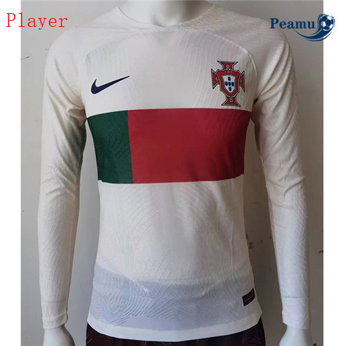 Novas Camisola Futebol Portugal Player Version Alternativa Equipamento Manga comprida 2022-2023 personalizadas