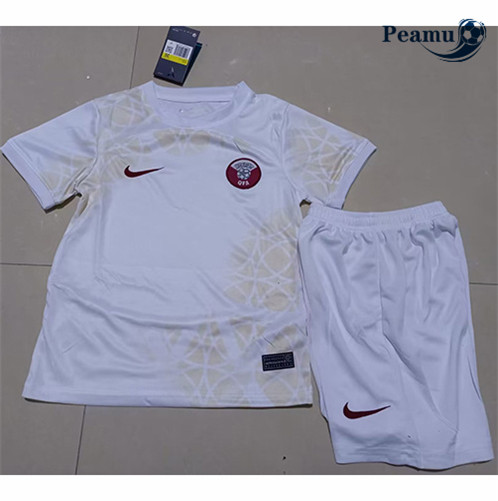 Novas Camisola Futebol Qatar Crianças Principal Equipamento 2022-2023 personalizadas