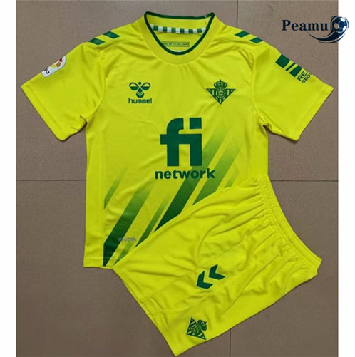 Comprar Camisola Futebol Real Betis Crianças Goleiro Equipamento Amarelo 2022-2023 personalizadas