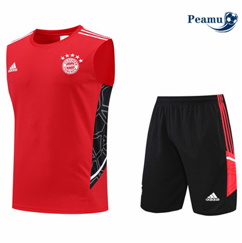 Comprar Camisola Kit Entrainement foot Bayern de Munique Colete + Pantalon Rojo/Negro 2022-2023 t241 baratas | peamu.pt