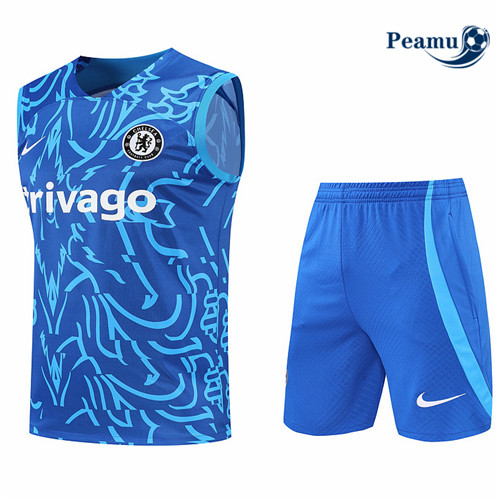 Comprar Camisola Kit Entrainement foot Chelsea Colete + Pantalon Azul 2022-2023 t255 baratas | peamu.pt