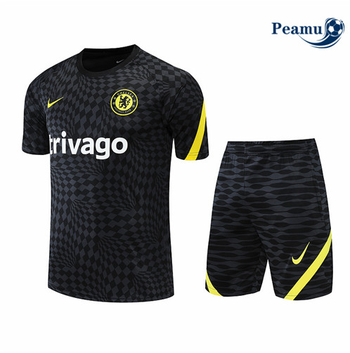 Vender Camisola Kit Entrainement foot Chelsea + Pantalon Negro/Gris 2022-2023 t258 baratas | peamu.pt