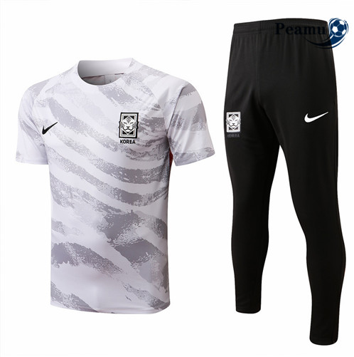 Vender Camisola Kit Entrainement foot Corea + Pantalon Blanco/Gris/Negro 2022-2023 t268 baratas | peamu.pt