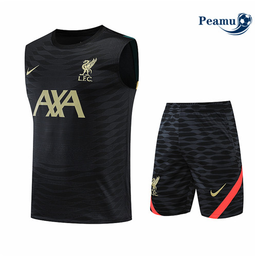 Comprar Camisola Kit Entrainement foot Liverpool Colete + Pantalon Negro 2022-2023 t303 baratas | peamu.pt