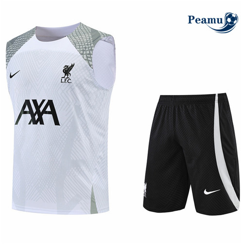 Comprar Camisola Kit Entrainement foot Liverpool Colete + Pantalon Blanco/Negro 2022-2023 t309 baratas | peamu.pt