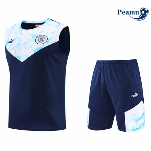 Comprar Camisola Kit Entrainement foot Manchester City Colete + Pantalon Azul Profundo 2022-2023 t321 baratas | peamu.pt