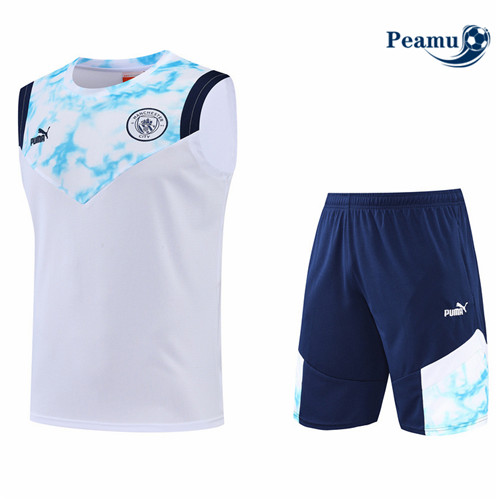Vender Camisola Kit Entrainement foot Manchester City Colete + Pantalon Blanco/Azul 2022-2023 t322 baratas | peamu.pt