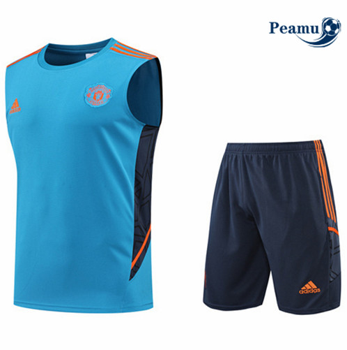 Vender Camisola Kit Entrainement foot Manchester United Colete + Pantalon Azul 2022-2023 t326 baratas | peamu.pt