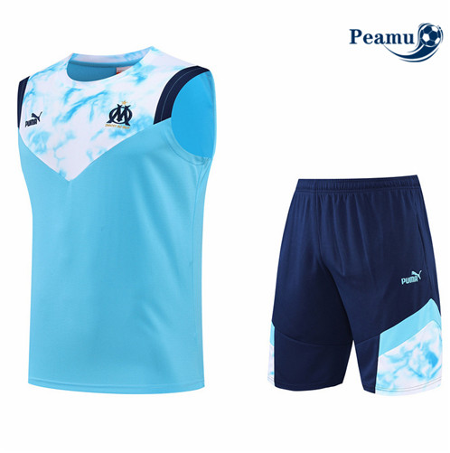 Comprar Camisola Kit Entrainement foot Marsella Colete + Pantalon Azul 2022-2023 t333 baratas | peamu.pt