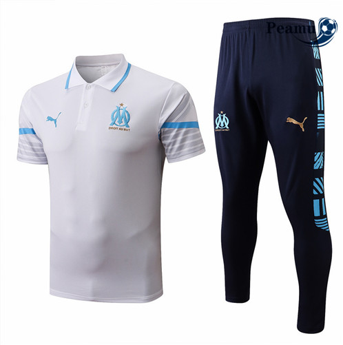 Vender Camisola Kit Entrainement foot polo Marsella + Pantalon Blanco/Azul Profundo 2022-2023 t336 baratas | peamu.pt
