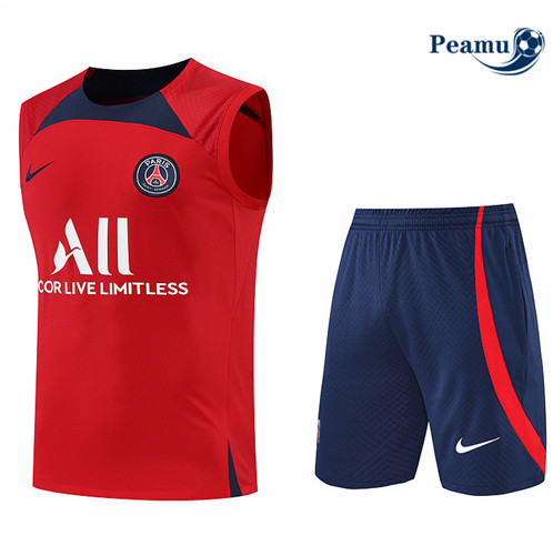 Vender Camisola Kit Entrainement foot Paris PSG Colete + Pantalon Rojo/Azul Profundo 2022-2023 t374 baratas | peamu.pt
