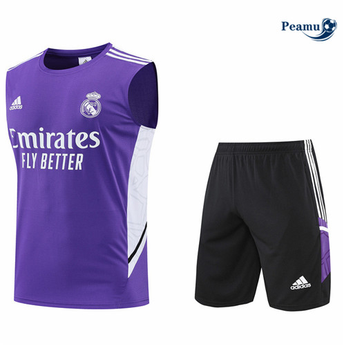 Vender Camisola Kit Entrainement foot Real Madrid Colete + Pantalon Púrpura/Negro 2022-2023 t416 baratas | peamu.pt