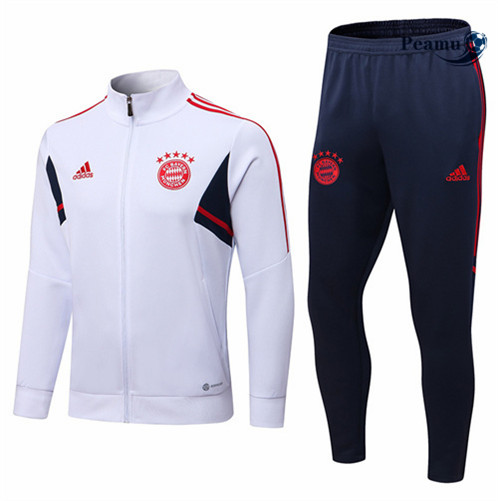 Comprar Casaco de Fato de Treino Bayern de Munique Blanco 2022-2023 t515 baratas | peamu.pt