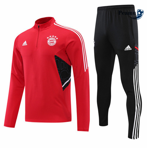 Vender Fato de Treino Bayern de Munique Rojo/Negro 2022-2023 t522 baratas | peamu.pt