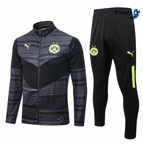 Vender Casaco de Fato de Treino Borussia Dortmund Negro/Gris 2022-2023 t528 baratas | peamu.pt