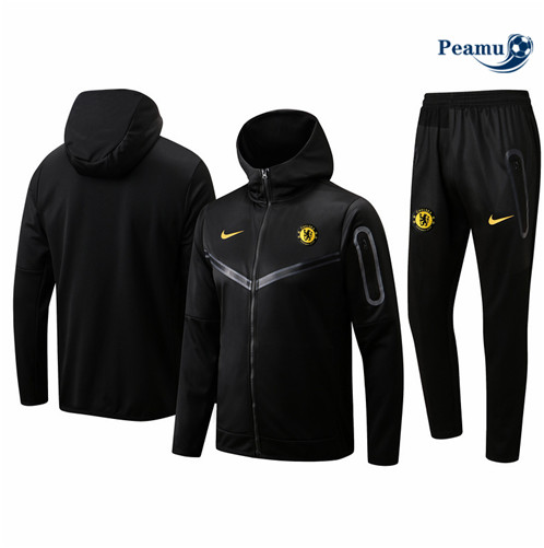Vender Casaco de Fato de Treino Chelsea com capuz Negro 2022-2023 t536 baratas | peamu.pt