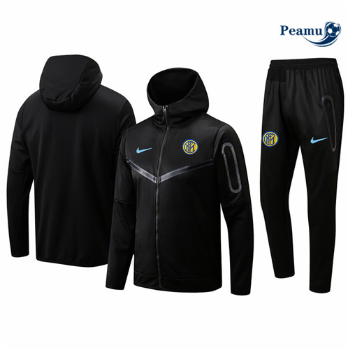 Comprar Casaco de Fato de Treino Inter Milan com capuz Negro 2022-2023 t549 baratas | peamu.pt