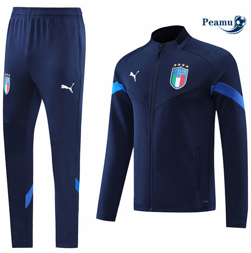 Comprar Casaco de Fato de Treino Italia Azul Profundo 2022-2023 t715 baratas | peamu.pt