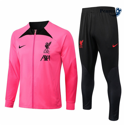 Comprar Casaco de Fato de Treino Liverpool Rose/Negro 2022-2023 t565 baratas | peamu.pt