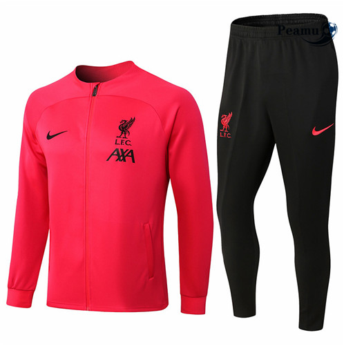 Comprar Casaco de Fato de Treino Liverpool Rojo/Negro 2022-2023 t581 baratas | peamu.pt